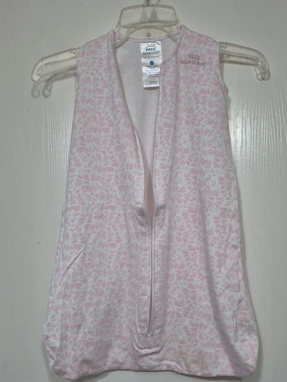 Halo Pink Floral Sleep Sack Baby Wear